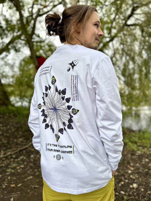THE LIBERTY COMPASS | FUNGI JOURNEY | LONG SLEEVED TEE - Image 3