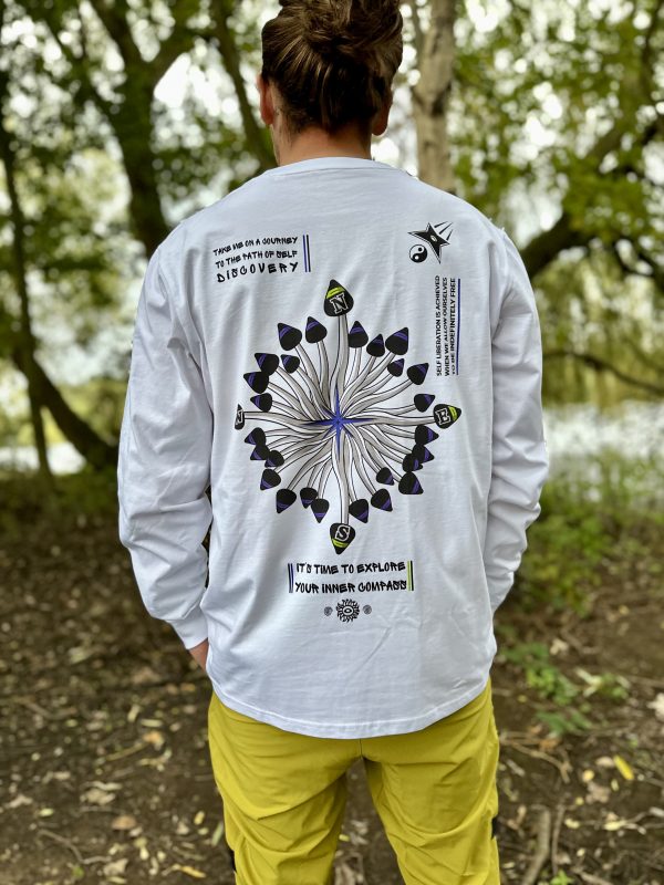 THE LIBERTY COMPASS | FUNGI JOURNEY | LONG SLEEVED TEE
