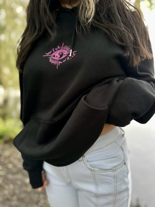 INTO THE ABYSS | MANDALA MADNESS | UNISEX BLACK HOODIE - Image 2