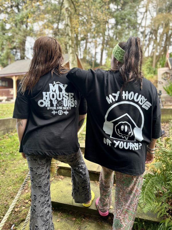 MY HOUSE OR YOURS | SMILEY UNISEX TEE - Image 3