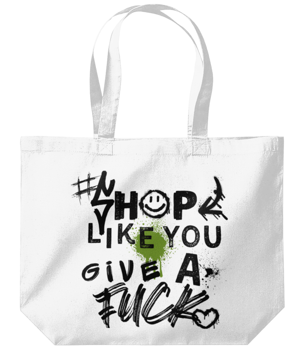 SHOP LIKE YOU GIVE A F**K | ORGANIC TOTE BAG