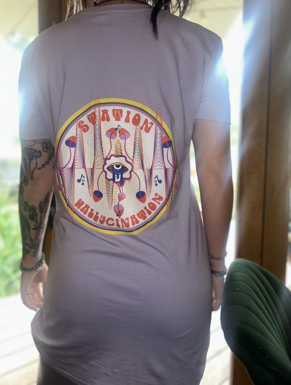 STATION HALLUCINATION | TRIPPY T SHIRT DRESS