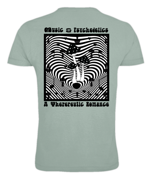 MUSIC & PSYCHEDELICS | SLATE GREEN TEE - Image 4