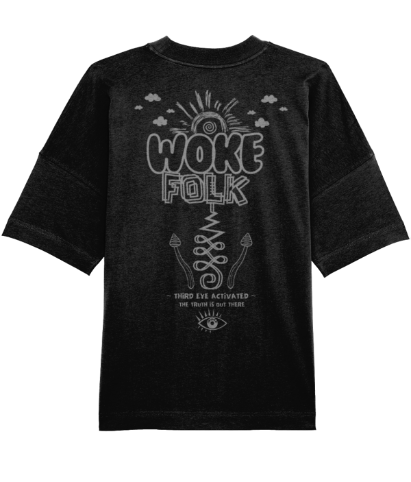 WOKE FOLK | OVERSIZED UNISEX TEE - Image 2