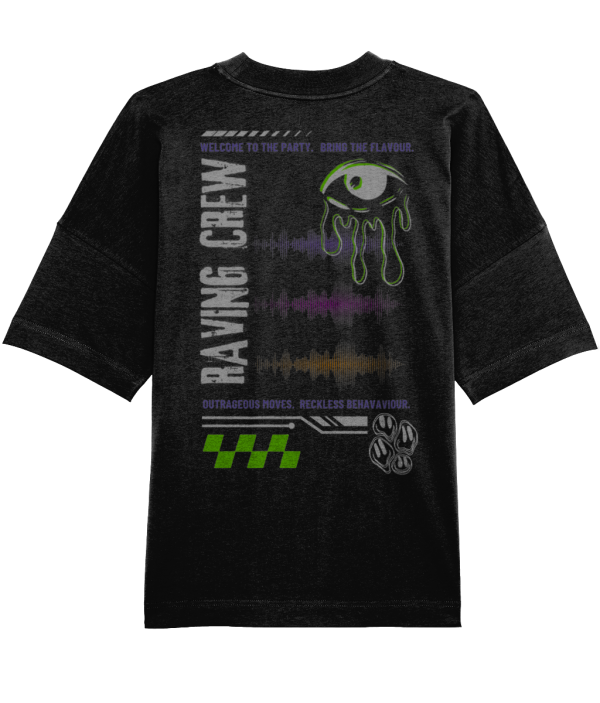RAVING CREW | OVERSIZED UNISEX TEE - Image 2