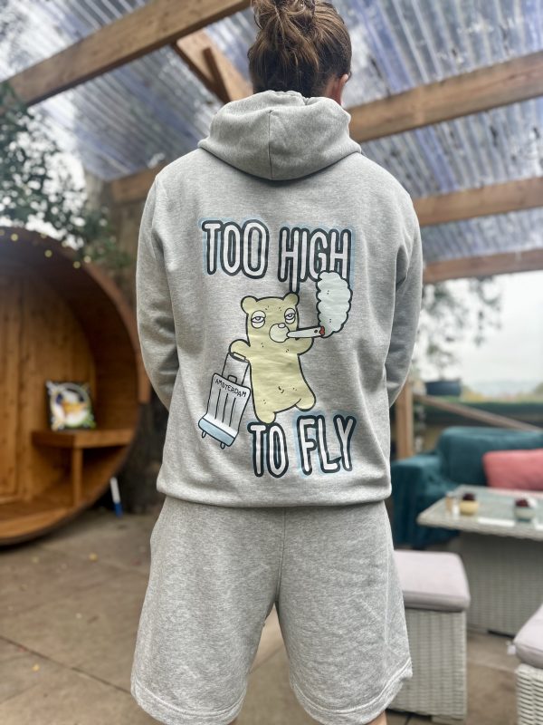 TOO HIGH TO FLY | GANGSTA GARMS | UNISEX HOODIE - Image 3